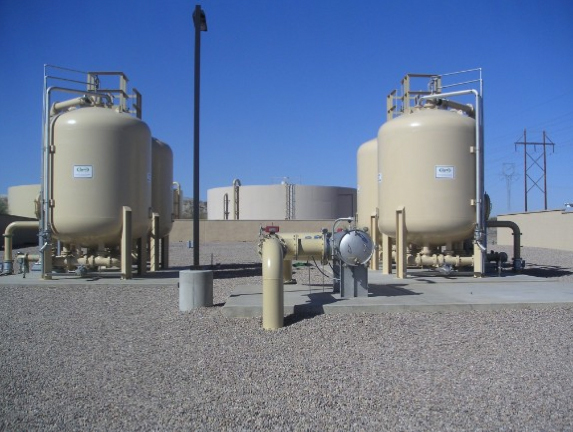 image_watertreatment Water pumps at a water facility